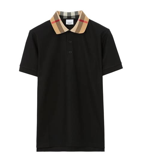 men's black Burberry shirt